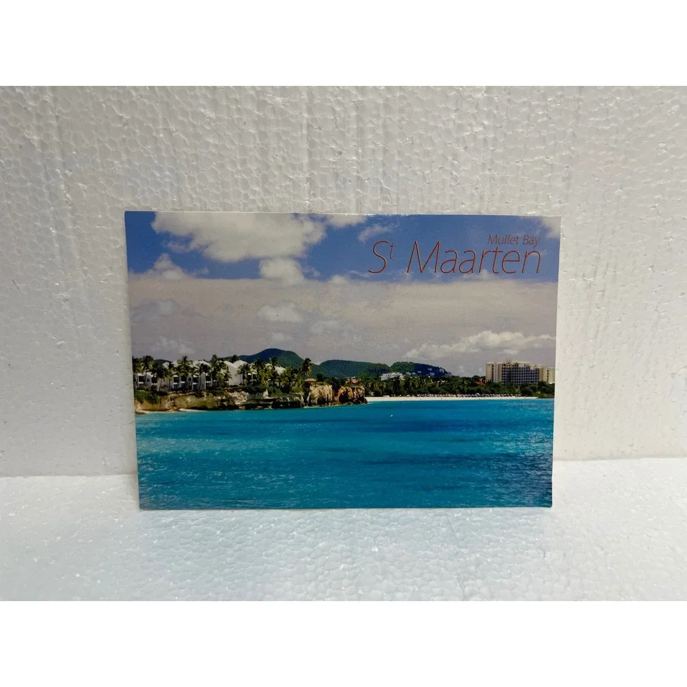 St Maarten Sint Maarten Postcard 3‎ Scenic Tropical Island Collectible Souvenir